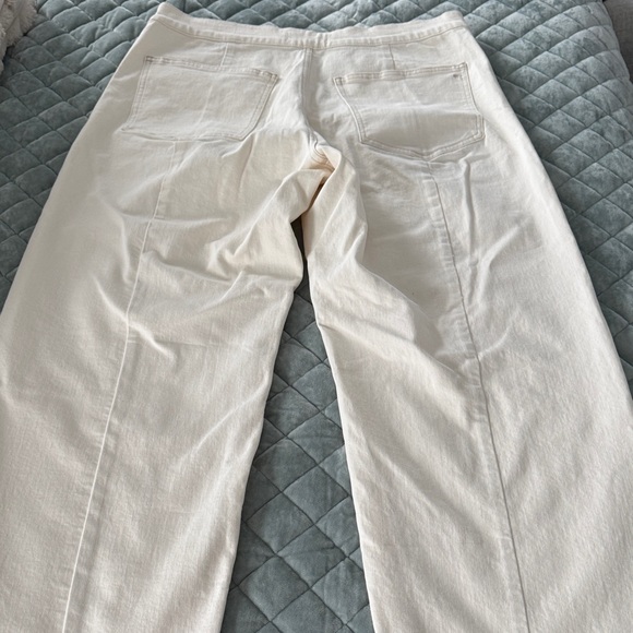 Madewell Emmett Cream Wide-Leg Jeans - Picture 6 of 8